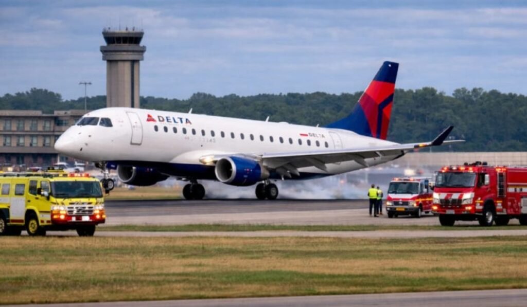 delta connection dl3543 emergency landing