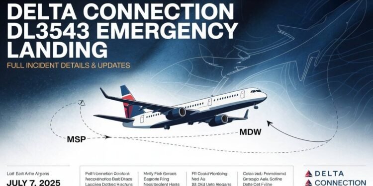 delta connection dl3543 emergency landing