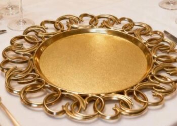 gold charger plates
