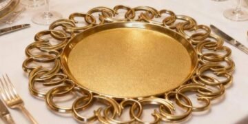 gold charger plates
