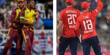 west indies cricket team vs england cricket team timeline
