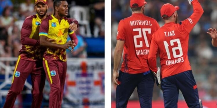 west indies cricket team vs england cricket team timeline
