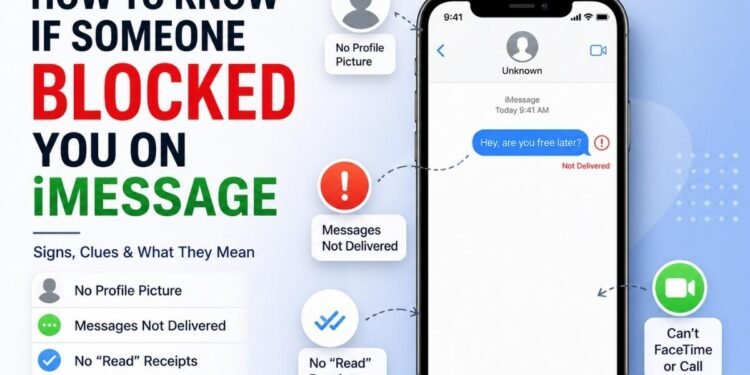 Someone Blocked You on iPhone